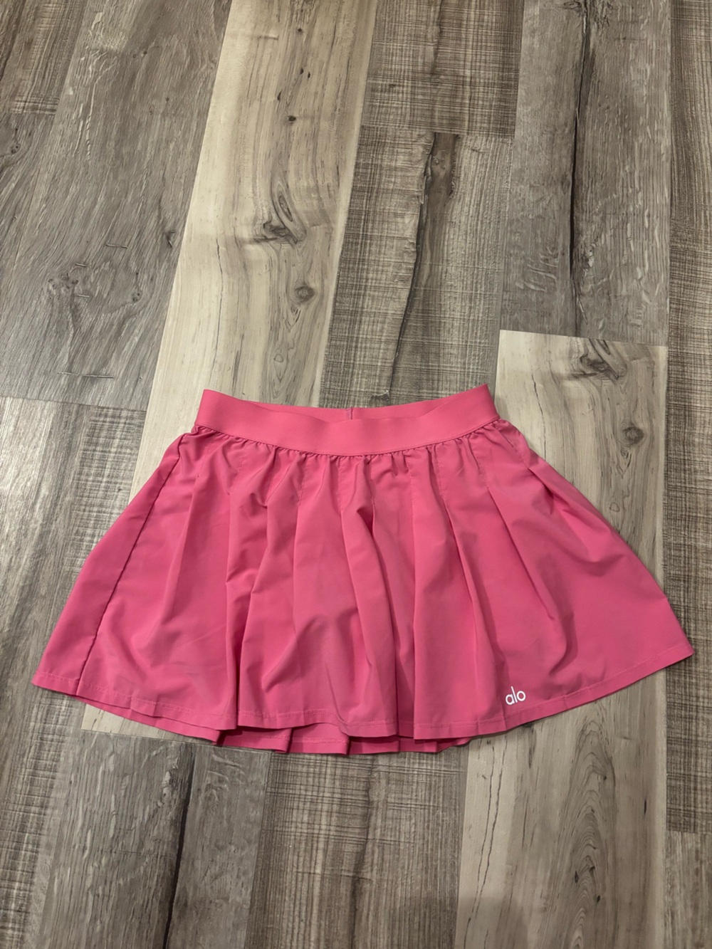 ALO Yoga Hot Pink Circle Skirt with Elastic Waistband